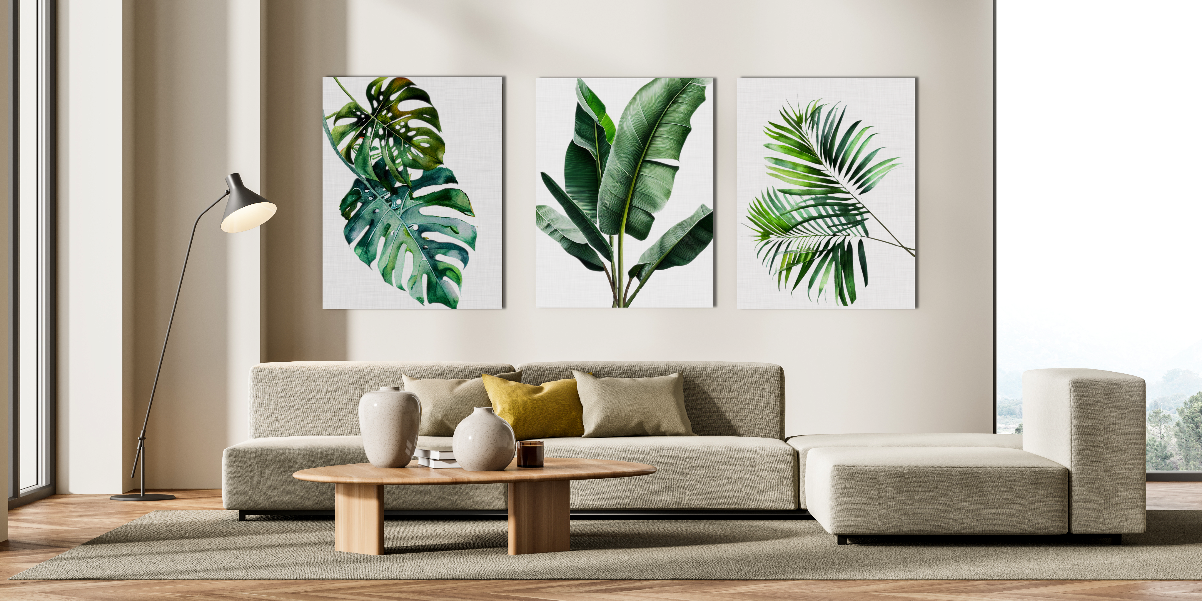Tropical Plant  ( Set of 3 )